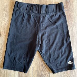 Adidas black bike shorts
